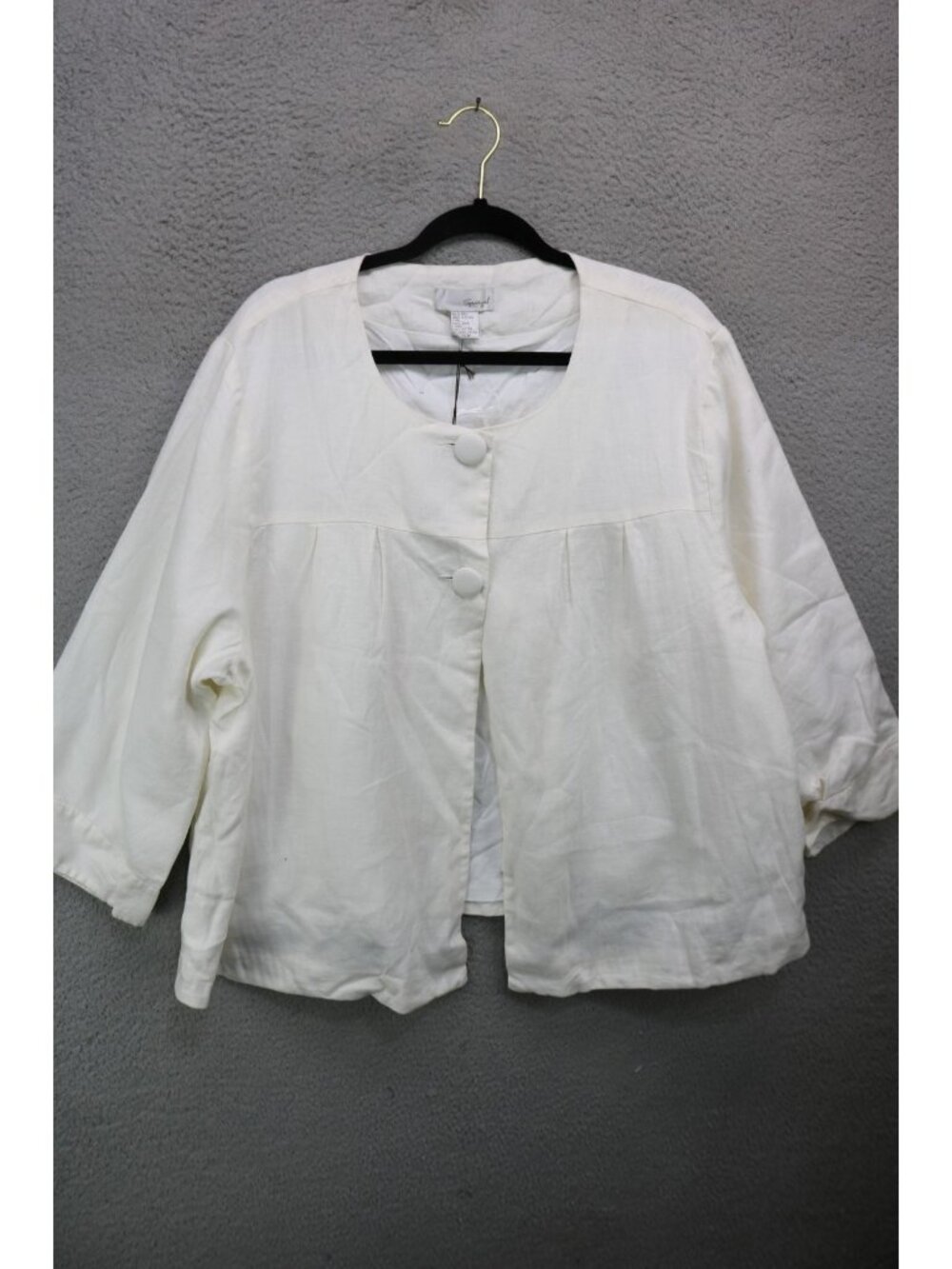 Spiegel Washed Linen 2-Button Cardigan-20W-NWT-Minimalist-Cottagecore
